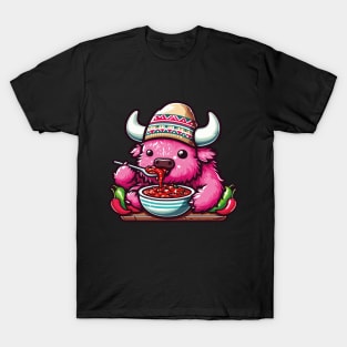 funny bison chili lover T-Shirt